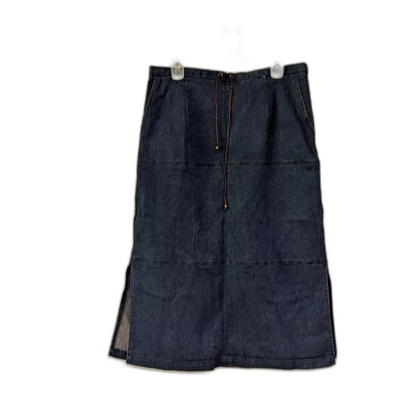 Vintage Alfred Dunner Petite Denim Jean Skirt, Elastic Waist, Women's 16P - Picture 1 of 9